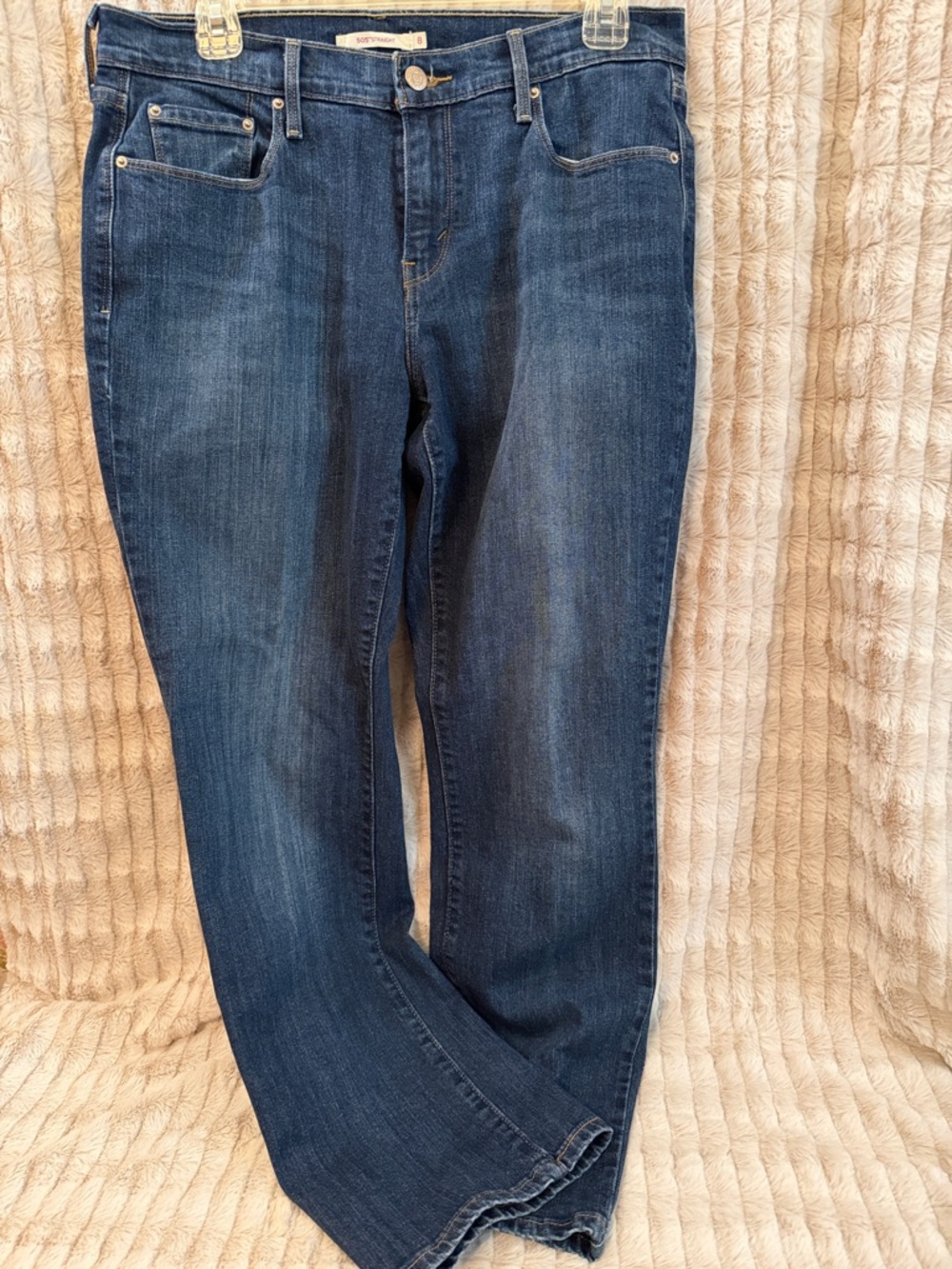Levis 505 Straight Leg Dark Blue Women’s Jeans